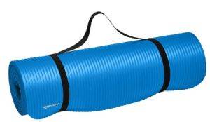 Amazon Basics 13mm Extra Thick NBR Yoga And Exercise Mat With Carrying Strap