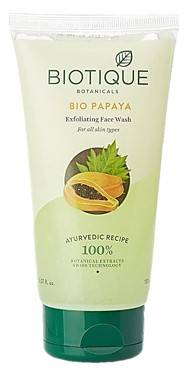 Biotique Bio Papaya Exfoliating Face Wash For All Skin Types 150ml