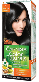 Garnier Colour Naturals Shade 1 Natural Black 70ml 40gm