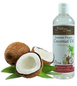 HillDews Virgin Coconut Oil 200ml Cold Pressed For Skin Hair