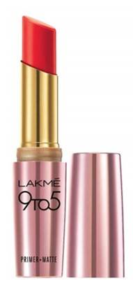 Lakme 9 To 5 Matte Lip Color Red Coat R1 3 6g