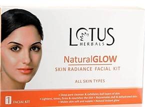 Lotus Herbals Natural Glow Kit Skin Radiance 1 Facial Kit