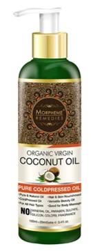 Morpheme Remedies Pure ColdPressed Organic Virgin Coconut Oil For Hair Skin 120ml