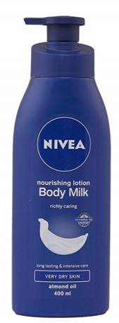 Nivea Nourishing Lotion Body Milk With Deep Moisture Serum And 2x Almond Oil For Very Dry Skin 400ml