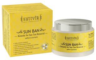 Sattvik Organics Sun Ban And Sun Tan Removal Skin Cream 100g