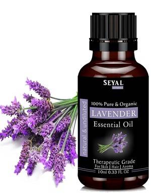 Seyal Lavender Essential Oil Pure Organic Therapeutic Grade Undiluted For Skin Hair Aroma 10ml