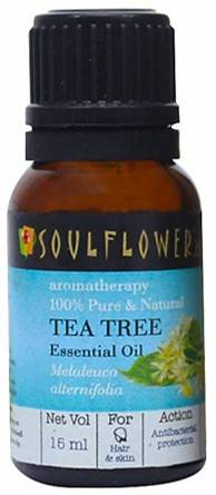 Soulflower Essential Oil Tea Tree Nett Vol 15ml