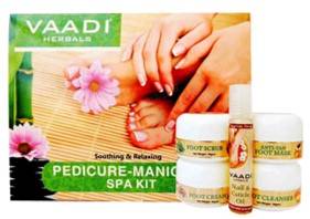 Vaadi Herbals Soothing And Refreshing Pedicure Manicure Spa Kit 135gm