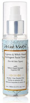 Aloe Veda Cypress And Witch Hazel Astringent Facial Toner 100ml