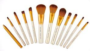 Amazon Brand Solimo Makeup Brush Set 12 Pieces With Tin Storage Box