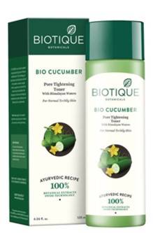 Biotique Bio Cucumber Pore Tightening Freshener With Himalayan Waters For Normal To Oily Skin 120ml