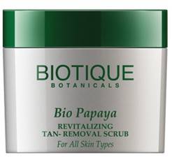 Biotique Bio Papaya Revitalizing Tan Removal Scrub For All Skin Types 75gm