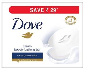 Dove Cream Beauty Bathing Bar 100gm Pack Of 3 
