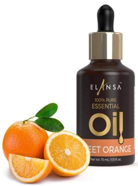 Elansa 100 Pure Sweet Orange Essential Oil 15ml