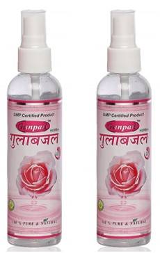 Ganpati Herbal Natural Chemical Free Rose Water Spray 100ml Set Of 2