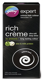 Godrej Expert Rich Creme Hair Colour Natural Black 62gm 50ml