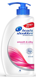 Head Shoulders Smooth Silky Shampoo 675ml