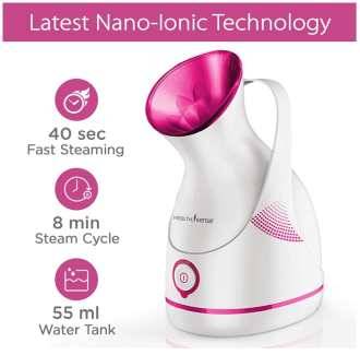 HealthSense Nano Cure FS 550 Medical Facial Steamer Inhaler Vaporizer Sinus Cold