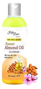 HillDews Sweet Almond Oil 100 Ml Cold Pressed 
