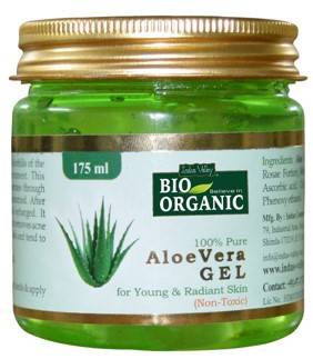 Indus Valley Bio Organic Non Toxic Aloe Vera Gel For Acne Scars Glowing Radiant Skin Treatment 175ml