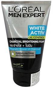 L OREAL Men Expert White Activ Oil Control Charcoal Brightening Foam 100ml
