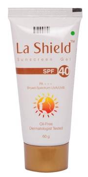 La Shield Sunscreen Gel Spf 40 White 60gm