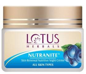 Lotus Herbal Nutranite Skin Renewal Nutritive Night Cream 50gm