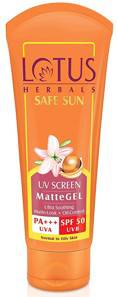 Lotus Herbals Safe Sun UV Screen Matte Gel SPF 50 50gm