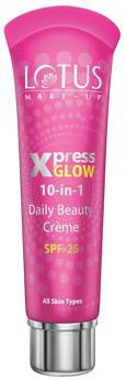 Lotus Herbals Xpress Glow 10 In 1 Daily Beauty Creme Royal Pearl 30gm