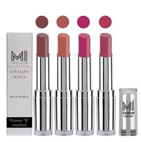 MI Fashion Hot Bold Soft Matte Lipstick Combo 4 Vivid Colours