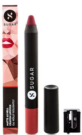 Matte As Hell Crayon Lipstick 04 Holly Golightly Nude With Free Sharpner 2 8 G