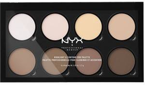 Nyx Professional Makeup Long Lasting Highlight And Contour Pro Palette Matte Finish 21 6gm
