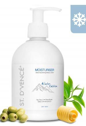 ST D VENCE Winter Edition Body Lotion With Tea Tree Oil And Shea Butter For Dry Skin 300 Ml