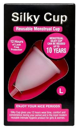 Silky Cup Reusable Menstrual Cup For Women Large