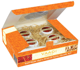 Vaadi Herbals Saffron Skin Whitening Facial Kit With Sandalwood Extract 70g