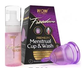 WOW Freedom Reusable Menstrual Cup And Wash Post Childbirth