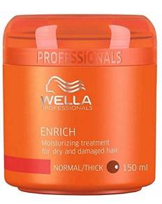 Wella Professional Enrich Moisturizing Treatment For Dry Damaged Hair 150ml
